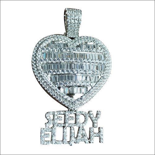 Mens Silver Pendants Size: Customized