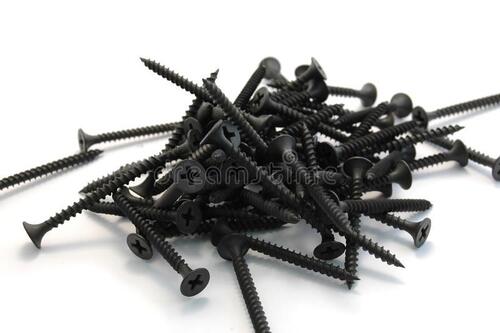 Drywall Screw - Carbon Steel, 4.2mm Size , Black with Philip CSK Head for Effective Pop and Wood Work