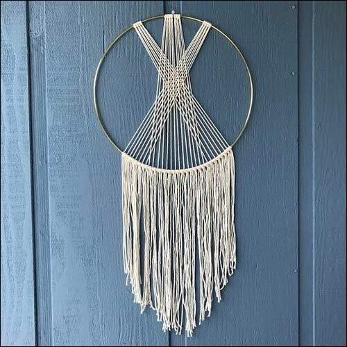 White Wall Hanging Tassel Fringes