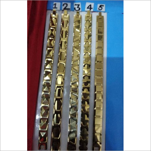 Gold Stainless Steel Magnetic Bracelet