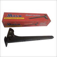 Shelf Bracket - Mild Steel, 225mm Size, Black Color, Powder Coated Finish | Wall Mounted, Ideal for Rack Holding, Impact Resistant