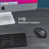 Portronics Toad 13 2.4 GHz Wireless Optical Mouse with USB Nano Receiver 1200 DPI Resolution Optical Sensor Black