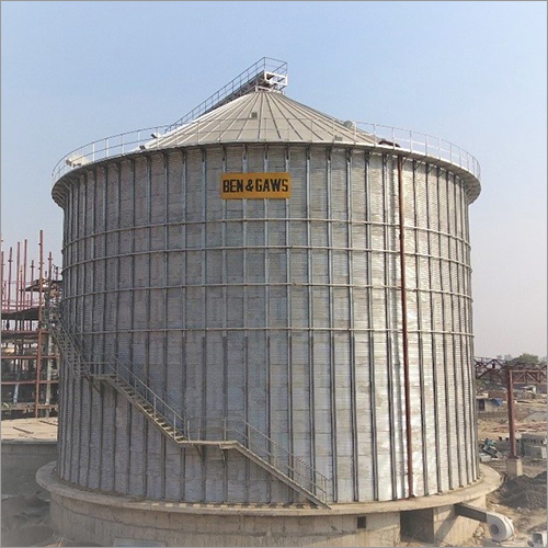 पॉलिश औद्योगिक अनाज भंडारण साइलो