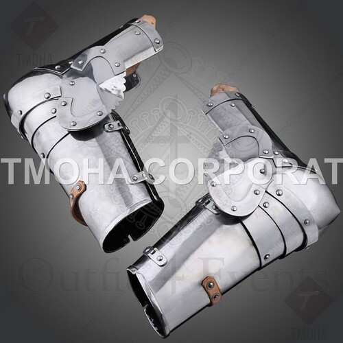 Medieval Arm Guard Arm Set Fully Wearable Costumes Churburg Armor Arms MA0005