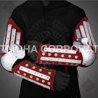 Medieval Arm Guard Arm Set Fully Wearable Costumes Armour Arms Gunther von Schwarzburg MA0007
