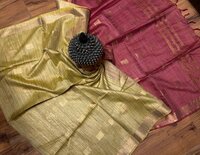 linen silk saree handloom wear