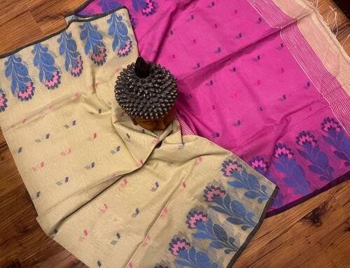 handloom soft linen saree