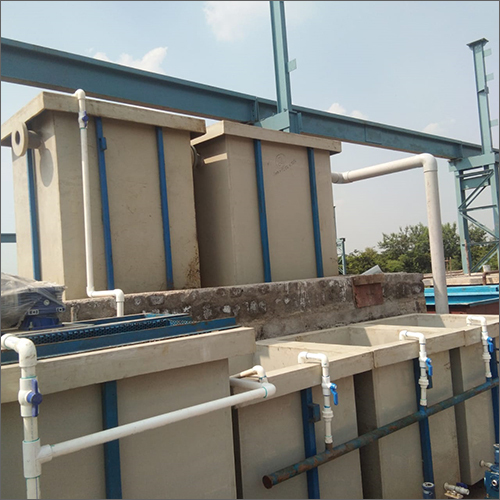 Fiber Tanks With Pipe Line Service