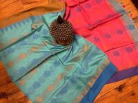 kanjivaram line silk saree