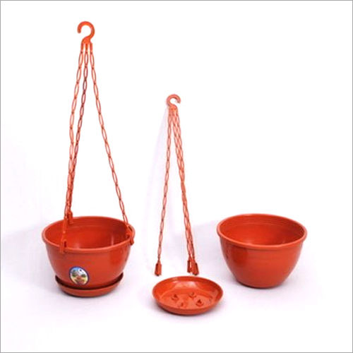 Orange Hanging Pot