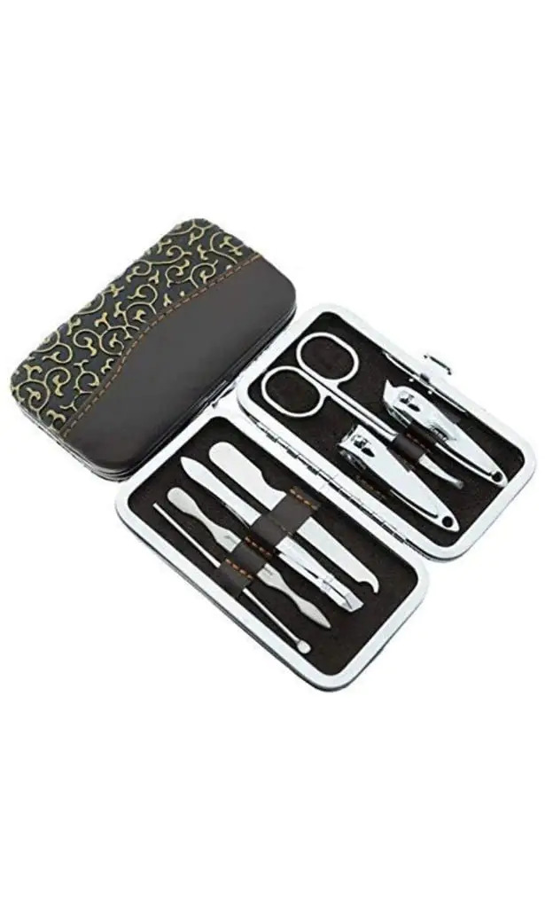 Dabster Grooming Kit 7 in 1 Professional Manicure Pedicure Set Nail Clipper Set Manicure and Pedicure Kit for Women