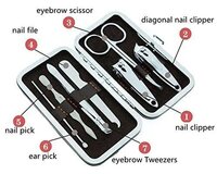 Dabster Grooming Kit 7 in 1 Professional Manicure Pedicure Set Nail Clipper Set Manicure and Pedicure Kit for Women
