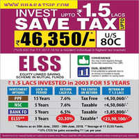 Tax Saving Mutual Funds Investment