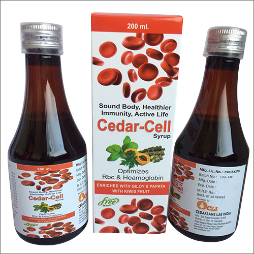 200ml Syrup Enriched With Giloy And Papaya With Kiwis Fruit