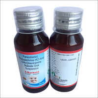 60ml Paracetamol Phenylephrine HCL And Chlorpheniramine Maleate Oral Suspension