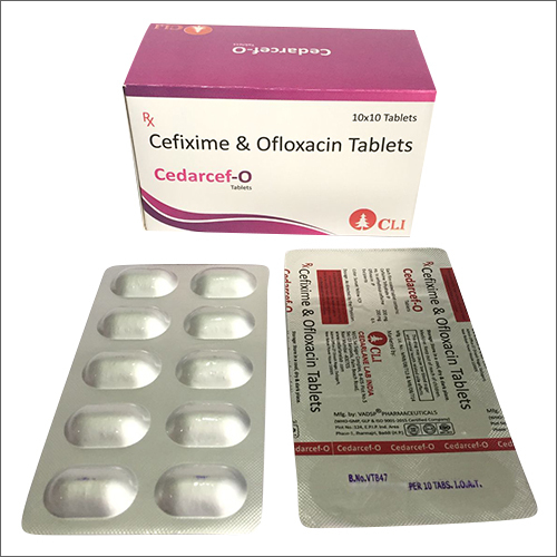 Cefixime And Ofloxacin Tablets