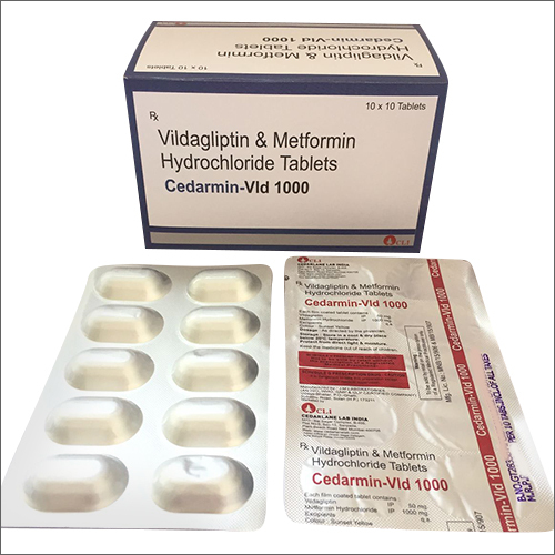 Vildagliptin And Metformin Hydrochloride Tablets