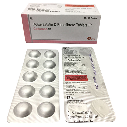 Rosuvastatin And Fenofibrate Tablets IP