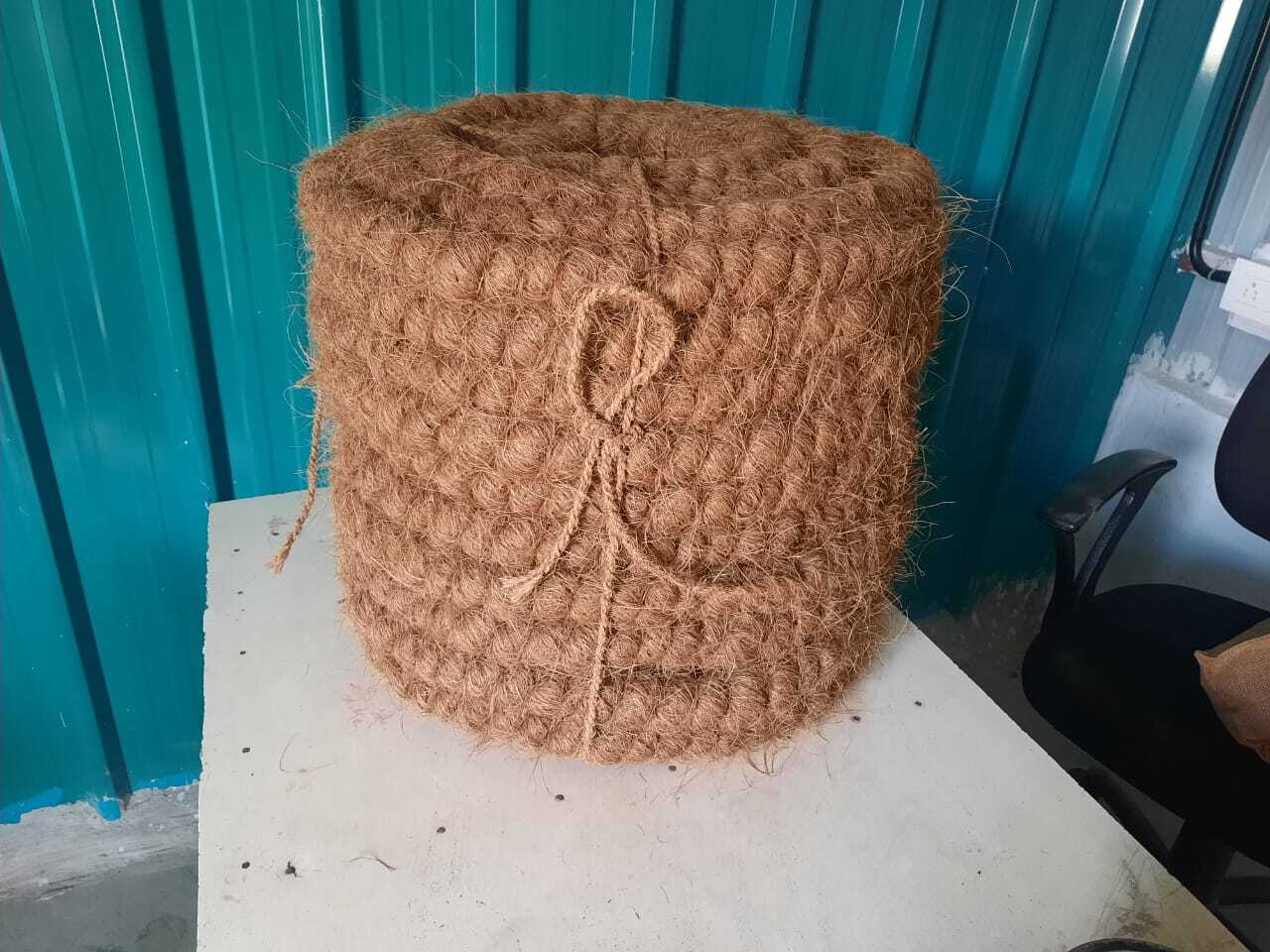 Coconut fiber curling