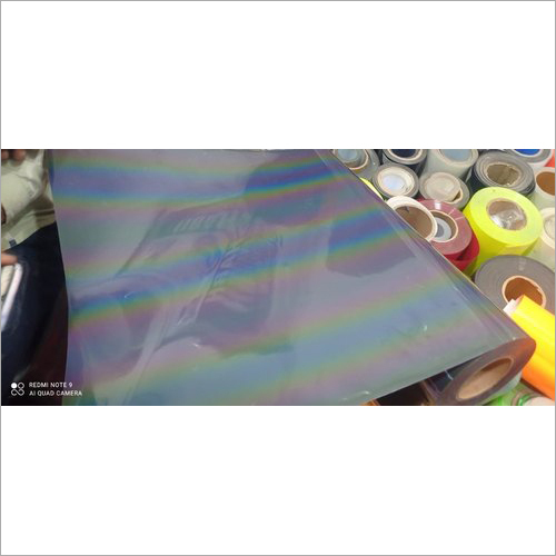 Rainbow Reflective Heat Transfer Vinyl Film Roll Handwash