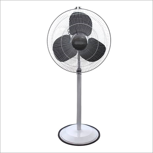 White-Black Pedestal Electric Fan