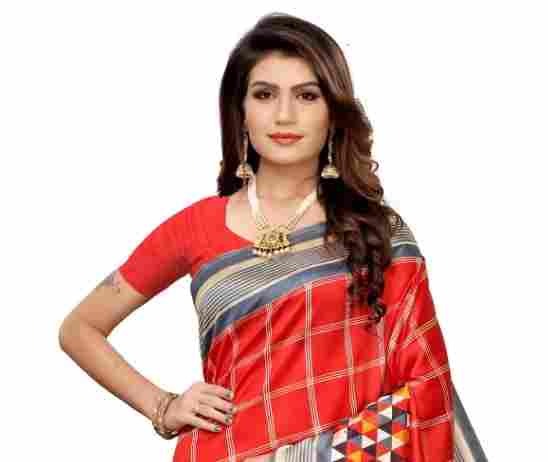 Kamalkari Saree   Multicolour