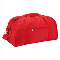 Red Travel Duffel Bag - 18 Inches, 20l Capacity, Red Polyester | Durable, Easy To Maintain, Smooth Zipper Closures