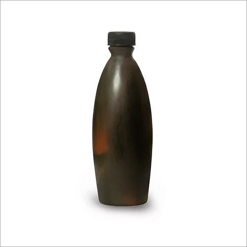 Earth Mitti Black Round Water Bottles