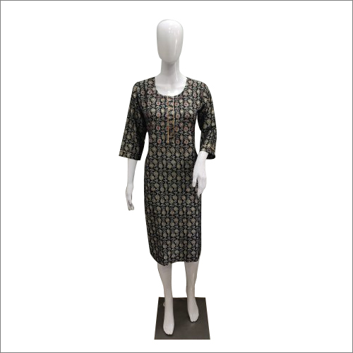 Ladies Muslin Printed Kurtis