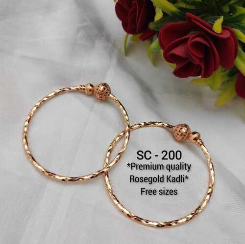 Rose Gold Kadli Bangles