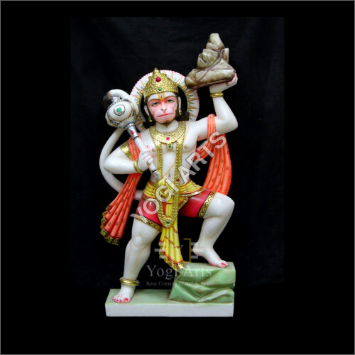 Marble Standing Hanuman Ji Statue At Best Price In Jaipur | Yogi Arts