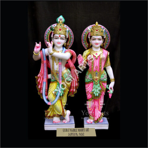 Marble Shree Radha Krishna Statue