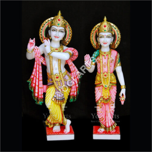 Marble Radha Krishna God  Statue