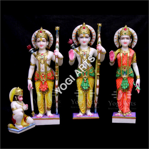 Marble Ram Darbar God Sculpture