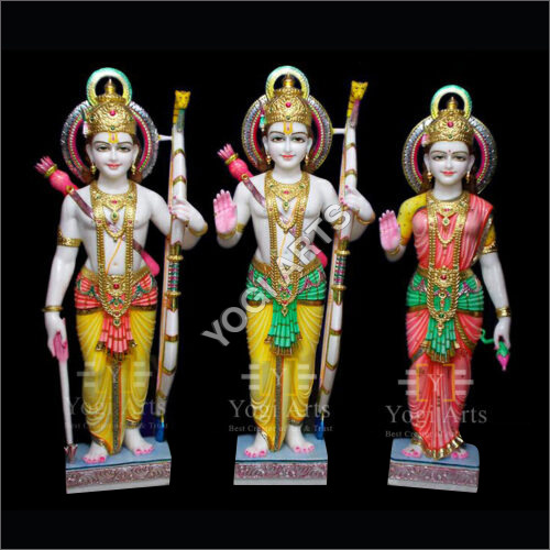 Designer Marble Ram Darbar Statue