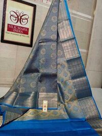 pure kanchipuram silk bridal wear saree