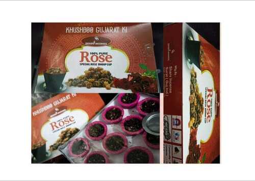 Rose sambarani dhup cup