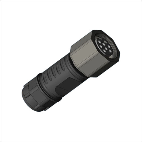 8 Pins Black Female Connector Application: Marine