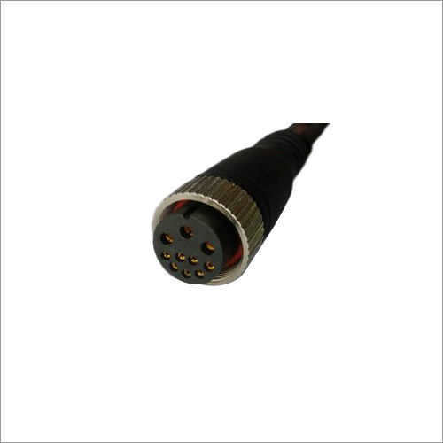 Black Ip68 3 Power 7 Signal Ev Bldc Motor Hybrid Connector