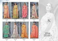 Alok Divisha Embroidery Festive Wear Cambric Cotton Dress Material Catalog
