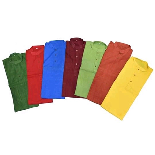 Washable Men Plain Cotton Kurta
