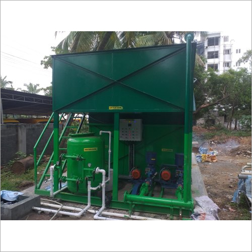 Industrial Sewage Treatment Plant - Metal Construction, Automatic Operation | Electric Power Source, Warranty Included