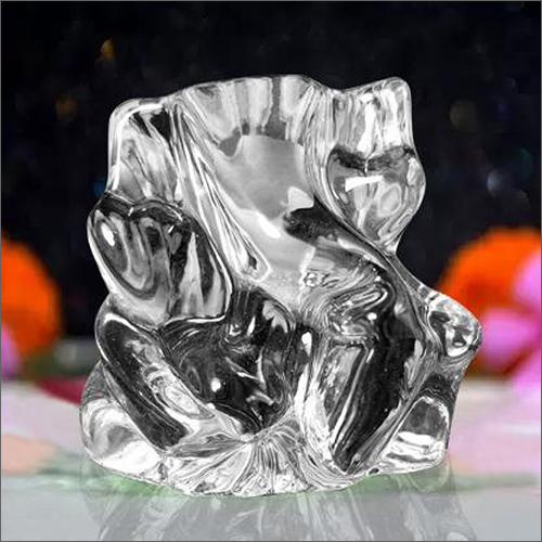 Crystal Glass Ganesa Idol For Home