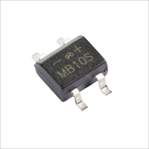 Mb10S Bridge Rectifier - 1000V, Black Color | Industrial Application, Manual Operation, Suitable for Automation & Broadband Access