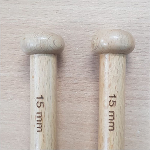 Blonde Wood Knitting Needles