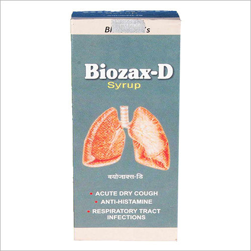 Biozax - D Syrup 100 Ml Age Group: For Adults