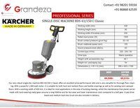 KARCHER Single Disk Floor Scrubber BDS 43/150 C Classic