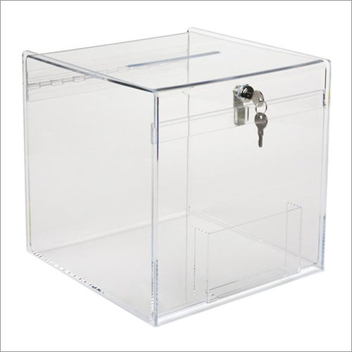 Clear Acrylic Donation Box