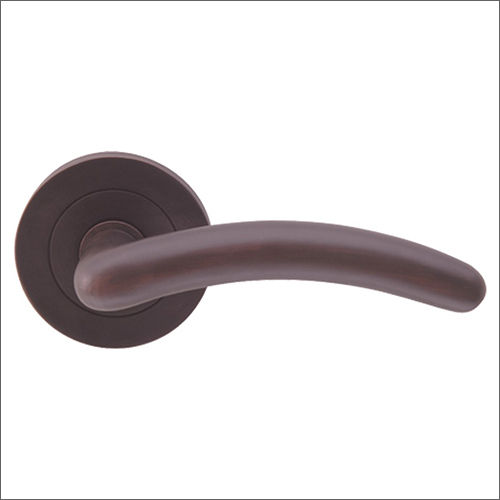 Black Milo Solid Brass Oil Rubbed Finish Door Handle