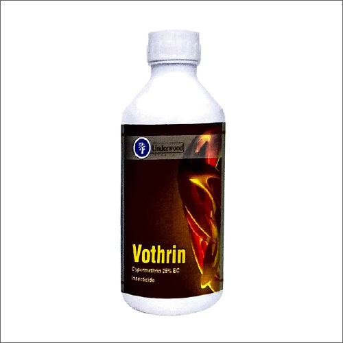 Vothrin 25% Ec Cypermethrin Insecticide Packaging: Bottle